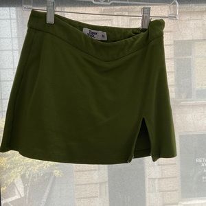 Tiger Mist green Daphnie mini skirt
